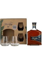 Flor de Cana 12Y + glazen